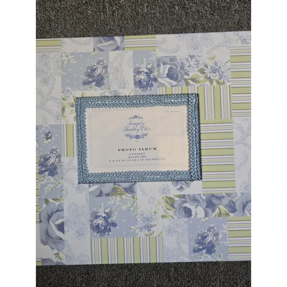 Simply Shabby Chic Floral Photo Album Holds 100 Photos New No.054-25-0342